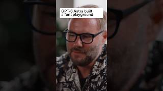 GPT-6 Astra built a font playground